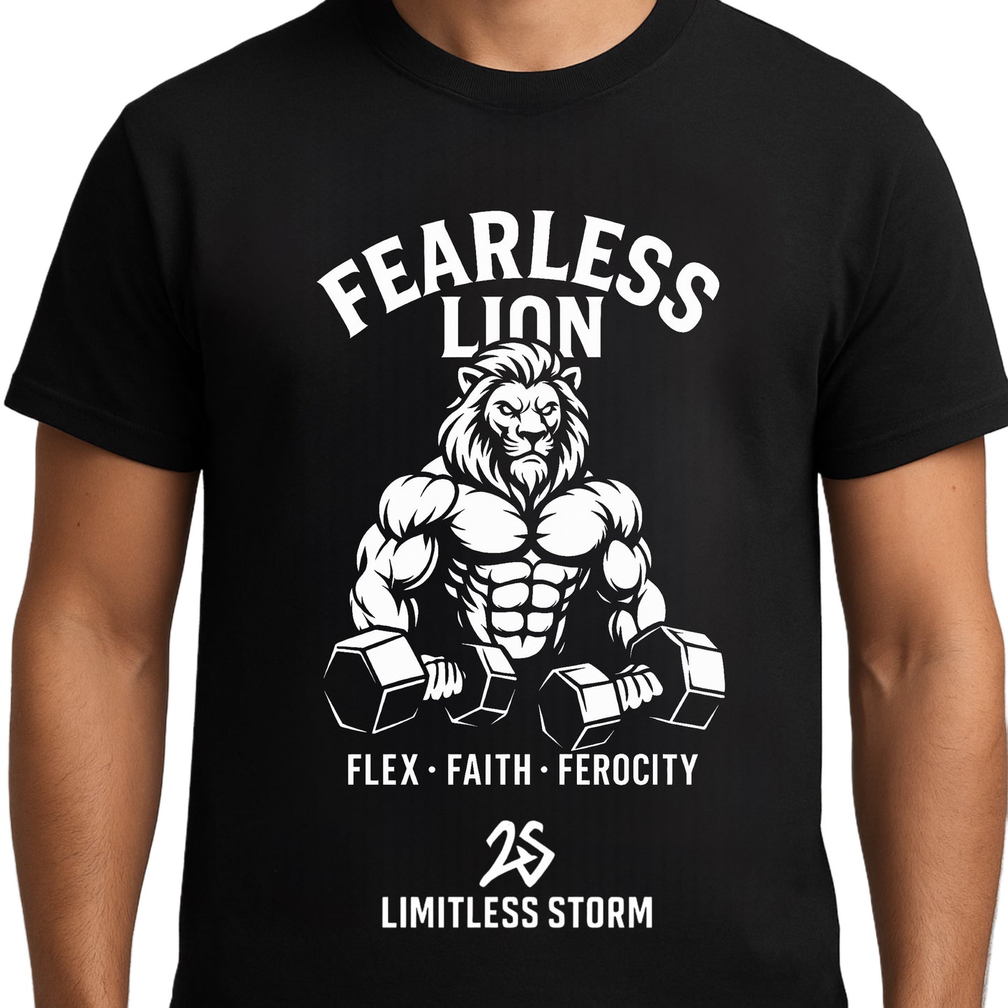 FEARLESS LION TEE