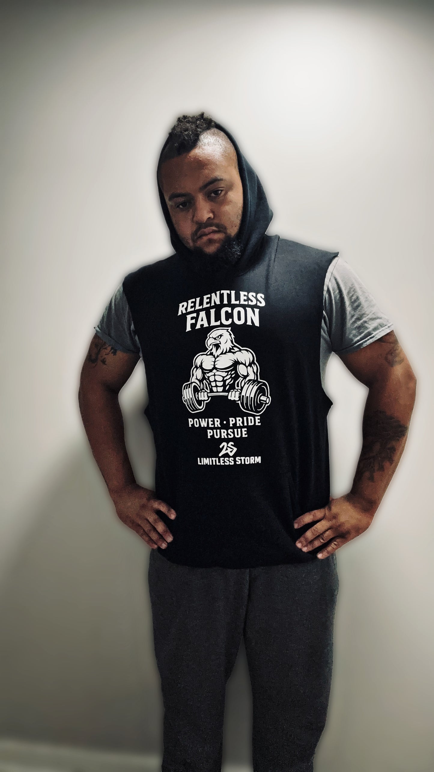 FALCON CUT SLEEVE HOOD